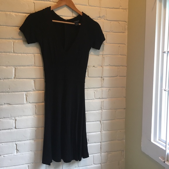 French Connection Black A-Line Dress US 6 / UK 8 - Picture 5 of 5